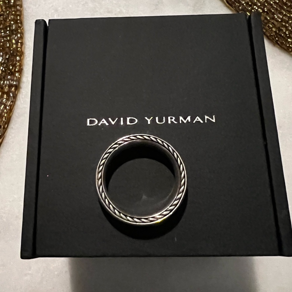 DAVID YURMAN STREAMLINE BAND STERLING SILVER